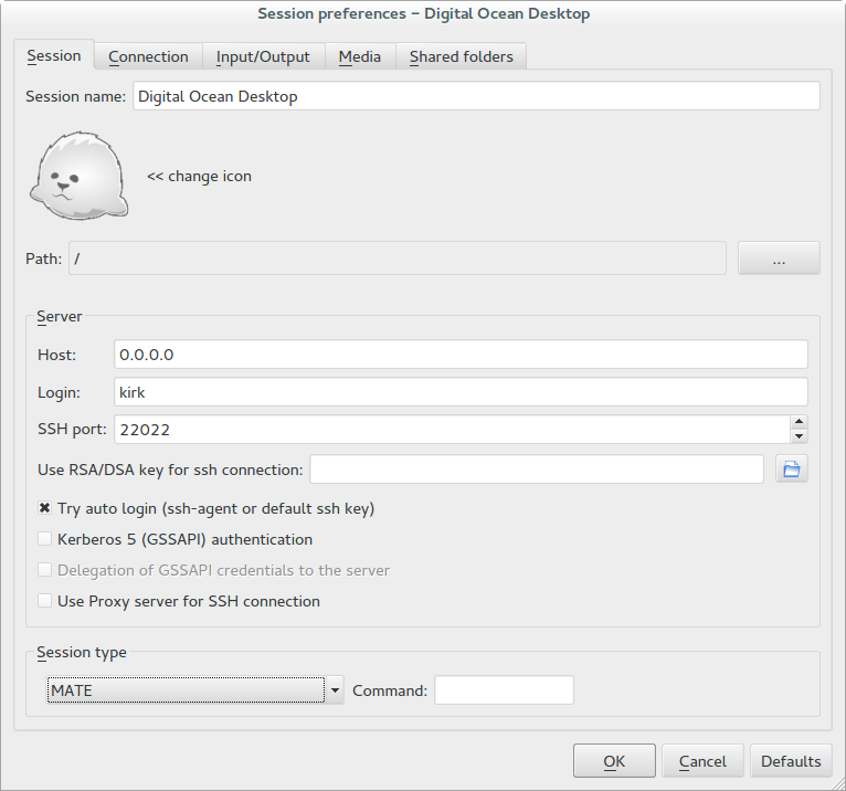 X2GoClient